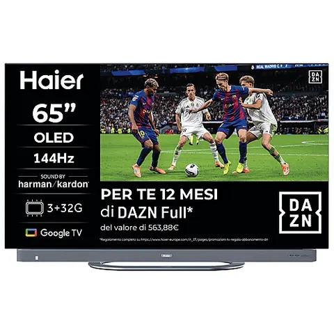 HAIER TV OLED 65" H65c95eux Nero – immagine 2
