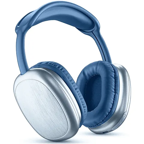 Cellular Line Cuffie Bluetooth Btheadbmsmaxi2b-blu – immagine 3