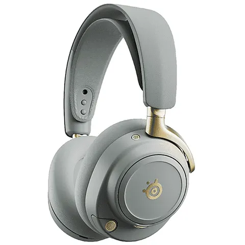 STEELSERIES ARCTIS NOVA ELITE CUFFIE WIRELESS, Salvia e oro – immagine 2
