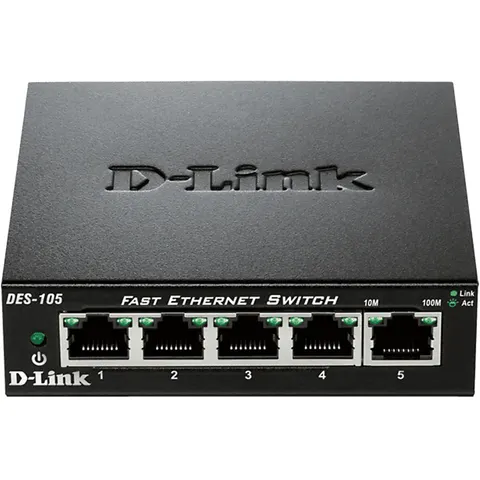 D-Link SWITCH DES-105, 5 porte, 10/100 Mbit / s – immagine 2