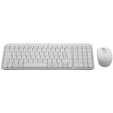 Logitech Tastiera + Mouse Mk250-off White – immagine 4