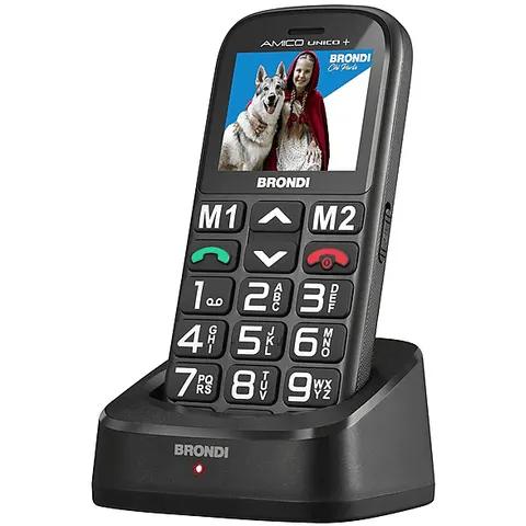 Brondi Cellulare Amico Unico+-black – immagine 3