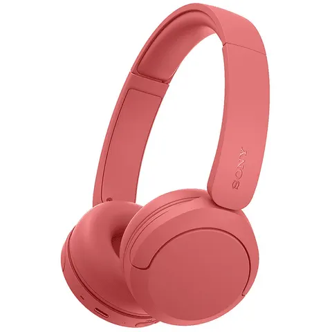 Sony WH-CH535 CUFFIE WIRELESS, Rosso Corallo – immagine 2