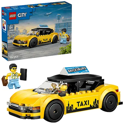 Lego Taxi giallo 60487 – immagine 3