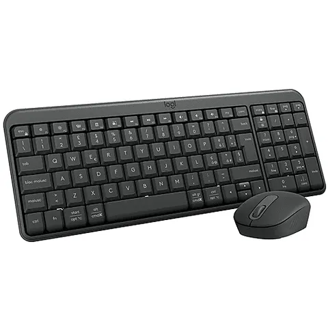 Logitech Tastiera + Mouse Mk250-graphite – immagine 3