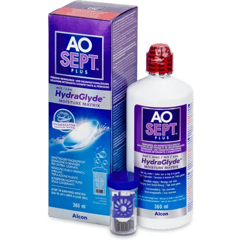 Alcon Soluzione AO SEPT PLUS HydraGlyde 360 ml – immagine 2