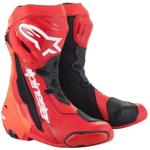 ALPINESTARS - Stivali Supertech R Rosso / Rosso 44 – immagine 2