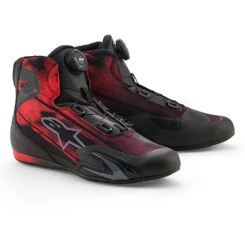 ALPINESTARS - Stivali Celer Vented Nero / Rosso Nero,Rosso 8 – immagine 3