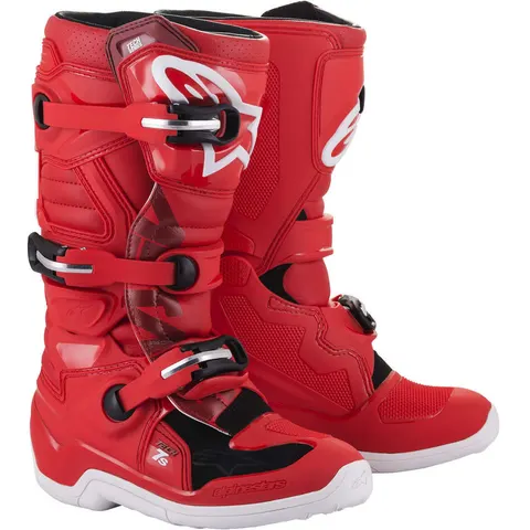 ALPINESTARS - Stivali Tech 7S Junior Rosso 5 – immagine 3