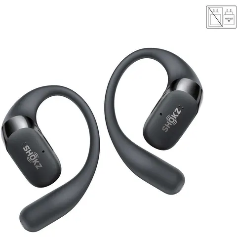 SHOKZ OPENFIT 2 + AURICOLARI WIRELESS, Nero – immagine 5