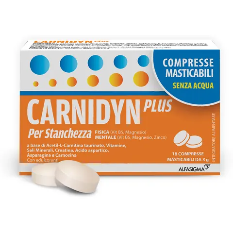 Carnidyn Plus 18 Compresse Masticabil – immagine 4