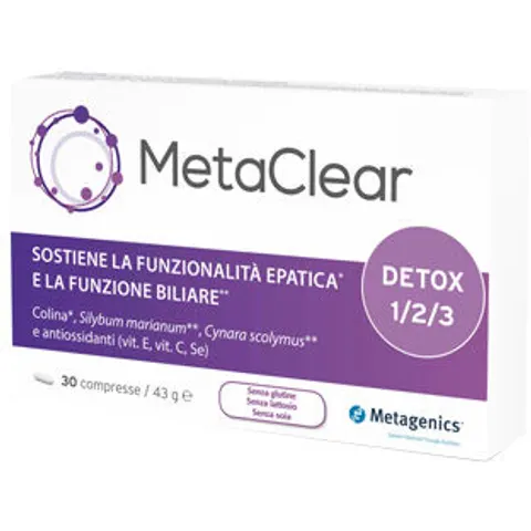 METAGENICS Metaclear 30 Compresse – immagine 2