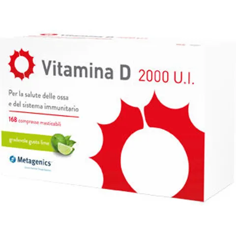 Metagenics Vitamina D 2000UI 168 compresse masticabili – immagine 2