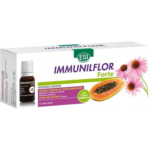 Esi Immuniflor Forte Papaya 12 Flaconcini – immagine 3