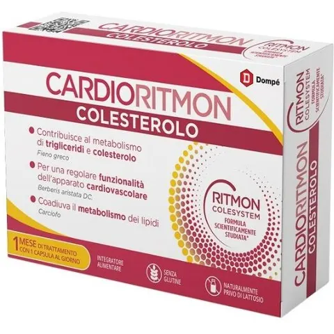 Dompe' Cardioritmon Colesterolo 30 Capsule – immagine 2