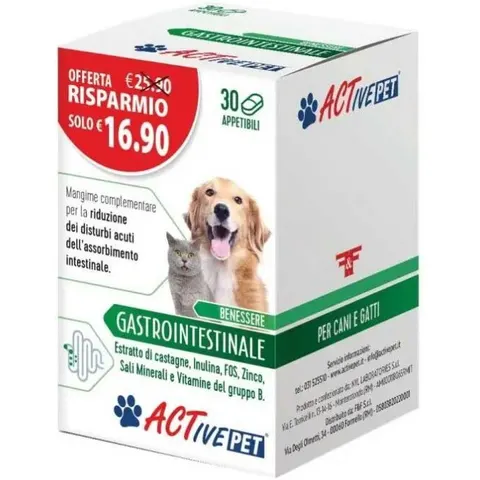 F&f Active Pet Gastrointestinale 30Cpr – immagine 2