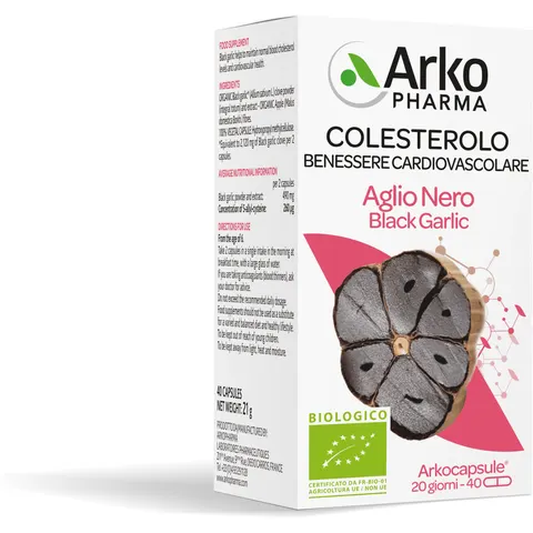 arkofarm Arkopharma Aglio Nero Bio 40 Capsule – immagine 5