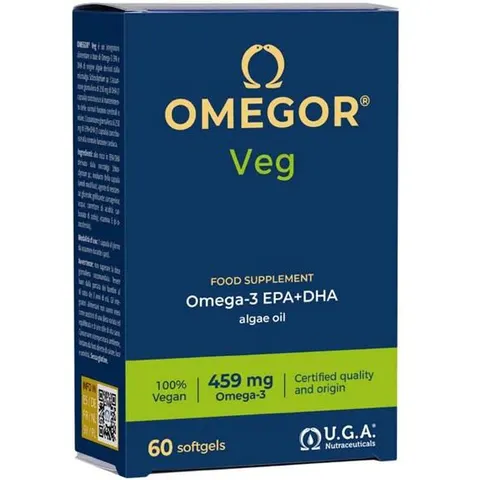 U.G.A. Omegor Veg 60 capsule – immagine 2