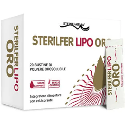 STERILFARMA Srl STERILFER Lipo Oro 20 Bust. – immagine 3