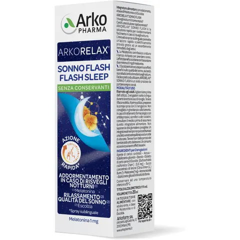 0 Arkorelax Flash Sonno Spray 2g – immagine 3