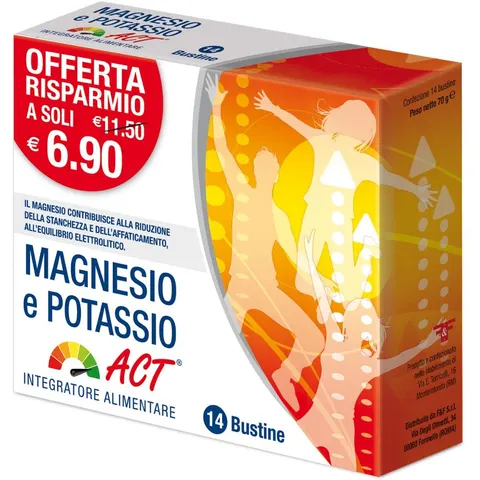 f&f Magnesio potassio act 14 bustine – immagine 5