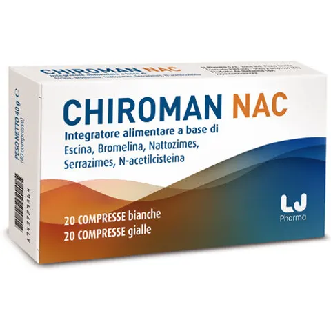 Lj Pharma Chiroman Nac 20 + 20 Compresse – immagine 3
