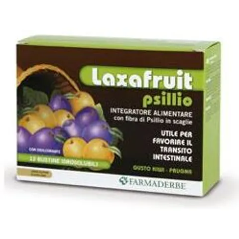 FARMADERBE Srl LAXAFRUIT PSYLLIO 12BUST – immagine 3