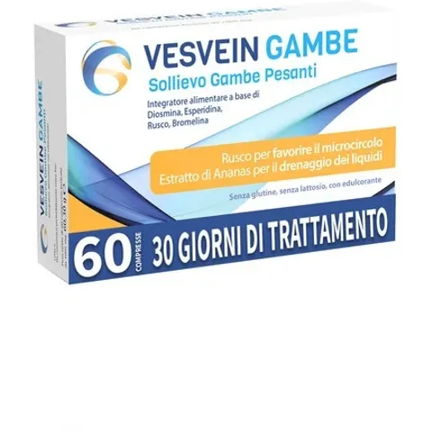 Alfasigma Vesvein Gambe Sollievo 60Cpr – immagine 2