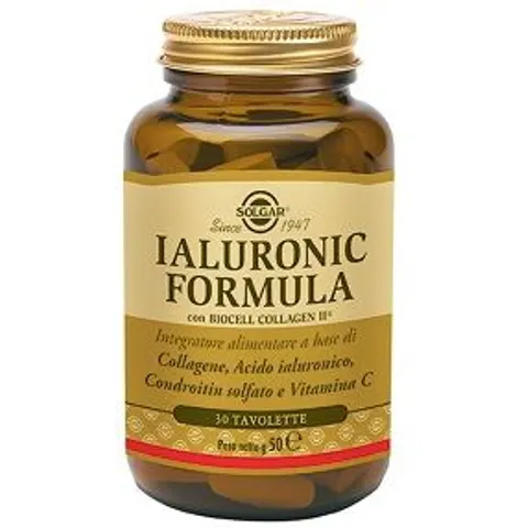 Solgar Ialuronic Formula 30 tavolette – immagine 4