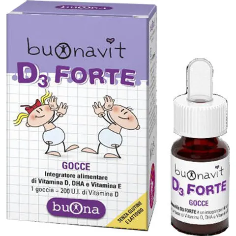 buona vit D3 Gocce Fte 12ml – immagine 4