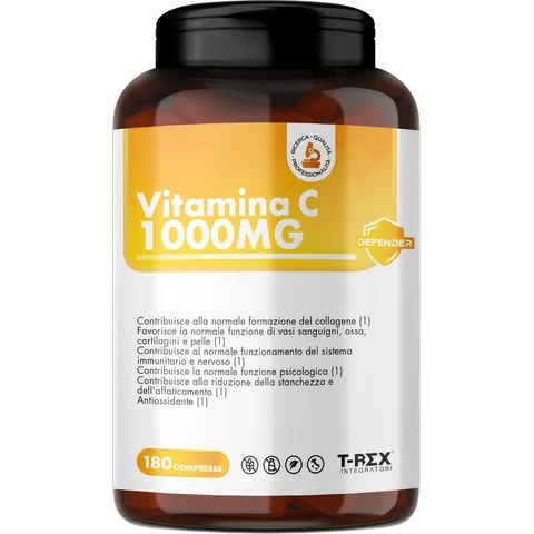 T-Rex Integratori T-Rex Vitamina C 1000 180Cpr – immagine 2