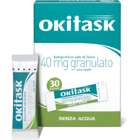 Oki task 40 mg Ketoprofene di Lisina 30 Bustine – immagine 2