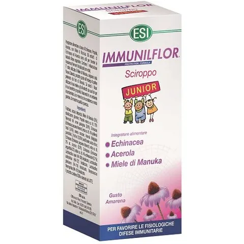 immunilflor Esi Sciroppo Junior Integratore Difese Immunitarie 180 ml – immagine 3