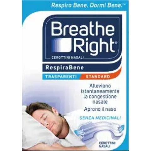 Cerotti Nasali Breathe Right Trasparenti 30 Pezzi – immagine 2