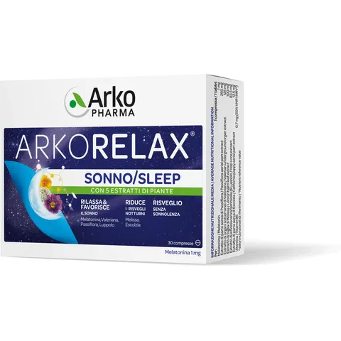 Arkofarm Srl Arkorelax Sonno 30cpr – immagine 4