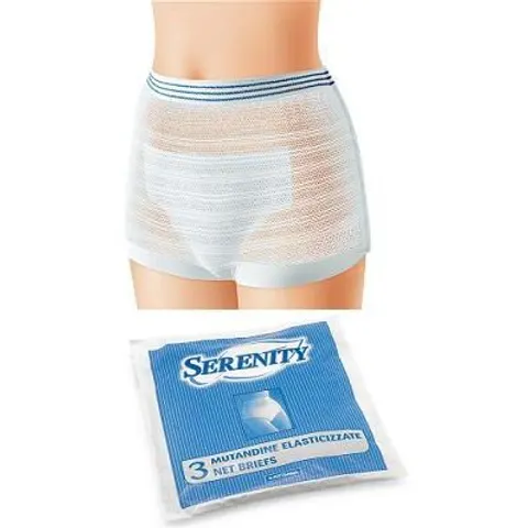Serenity Mutandina Rete L 3Pz – immagine 3