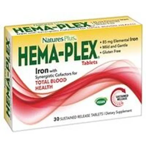 Hema Plex Ferro Organico 30 Tavolette – immagine 2