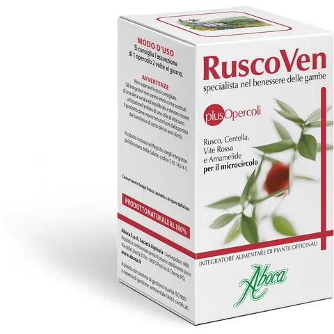 Aboca Ruscoven Plus 50 capsule integratore vene – immagine 4