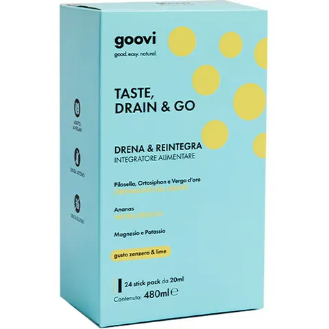 Goovi Drenante Zenzero&Lime 24 Stick Pack – immagine 3