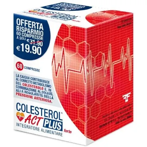F&f Colesterol Act Plus Forte 60 Compresse – immagine 4