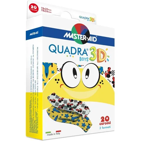master aid Quadra 3d boys 20 cer.assort. – immagine 3