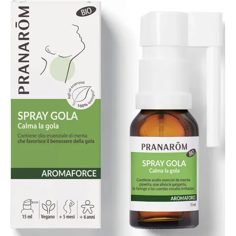 Pranarom Aromaforce Gola Spray 15 ml – immagine 2