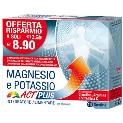f&f Magnesio potassio act plus 14 bustine – immagine 5