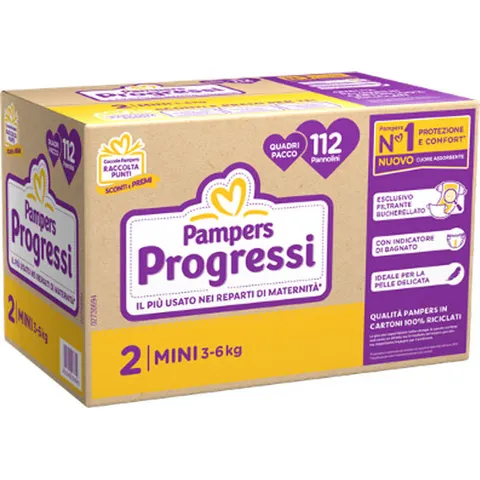 Pampers Quadri Progressi Mini X112 – immagine 2