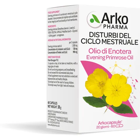 arkofarm Arkocapsule Olio Enotera Bio 60 Capsule – immagine 5