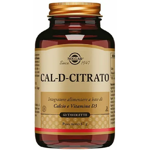 Solgar Cal D Citrato 60Tav – immagine 2