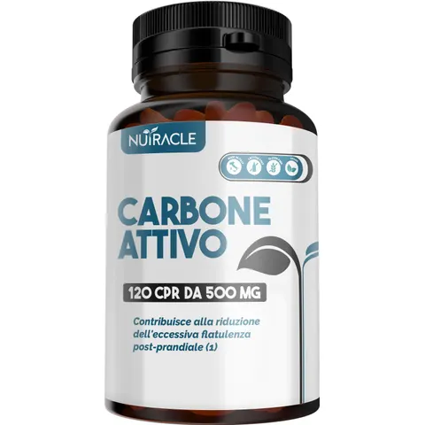 Nutracle Carbone Attivo 120 Compresse – immagine 3