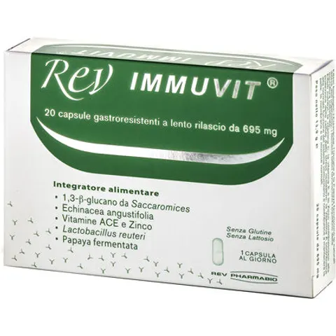 Pharmabio Rev Immuvit Integ 20cpr 17g – immagine 2