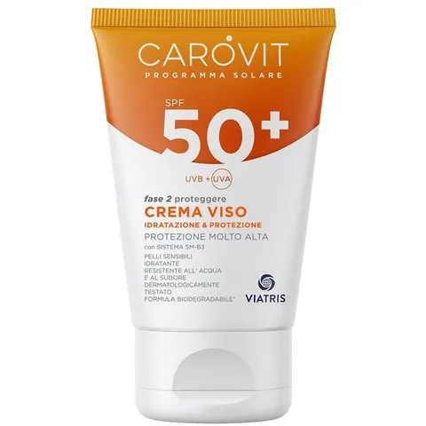carovit programma solare crema viso spf50+ 50 ml – immagine 2