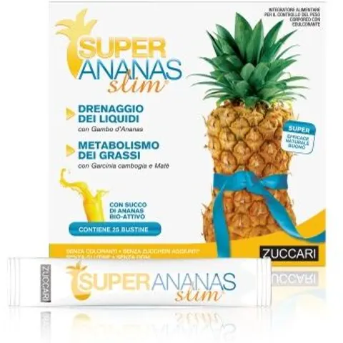 Zuccari Super Ananas Slim Integratore Drenante 25 Bustine – immagine 2